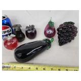Royal Gallery glass fruit / Vegetables, crackler