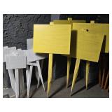 20 Primitive Folk Art  protest signs, children,