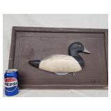 Ed "Gill" Gray half body Bluebill Drake decoy on