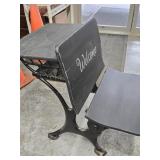 Vintage Old-School School Desk  look at pictures