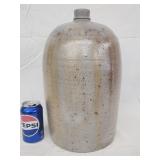 3 gal. Salt glazed stoneware jug.   Makers mark