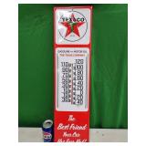 Texaco Thermometer 28.25" H x 7.25" W x .5" D