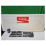 Coca-Cola Menu board with letters.  19.5" H x