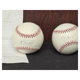 2 Orioles autographed Baseballs - Kevin Gausman