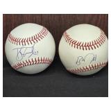 2 Autographed Baseballs - Tyler Wilson & Bry