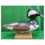 Patrick Vencenti Hooded Merganser decoy.  Drake