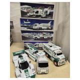 7 HESS Trucks 4 with boxes,  reboxed  look at