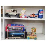 Cast iron Coca-Cola delivery truck,  Merry