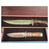 2 American Mint Collector knives.  Buffalo Bill