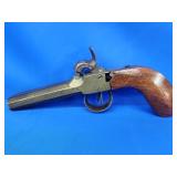 Antique Belgium brass double barrel percussion