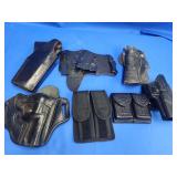 5 holsters Galco F119 T, Azula, Safariland, TEGE,