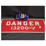 Enameled Porcelain Sign measures 18"ï¿½7" look at