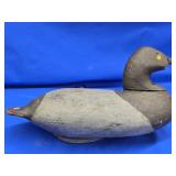 Antique Upper Bay Duck Decoy,  beak damage ,