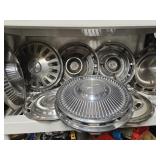 9 Hub Caps two 1963 SS and 2 Futura and 5  o