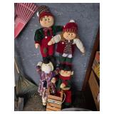 4 Craftmade figures and a sled look at pictures
