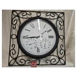 30"ï¿½30" Wrought Iron battery operated clock with