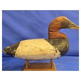Canvasback Antique Duck Decoy look at pictures