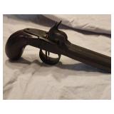Double barrel double trigger antique ball and cap