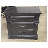 Pine 3 drawer side chest measures 32"ï¿½16" 30h