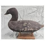 Antique Coot Decoy Branded working decoy