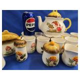 Merry Mushroom China Teapot Lot - 17 pc