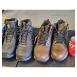 2 Pair like new Mens  boots never worn Khombu