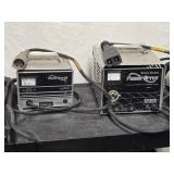 2 Club Car Golf  Cart Chargers larger one lights