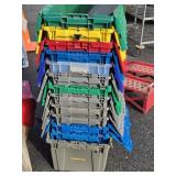 14 plastic Totes look at pictures for more