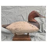 Antique Redhead Duck Decoy Upper Bay working