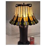 Stain Glass Shade table lamp Arts and Crafts