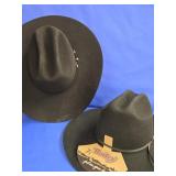 2 Bailey Vintage old store stock,  Black Cowboy