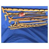11 Custom made Canes walking sticks  freeform and