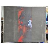 Circa 1950 Expressionist Abstract Acrylic