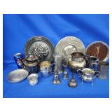 Silverplate,  Pewter and Aluminumware.   Various