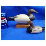 Henry Joseph Miniature canvasback and unsigned