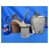 Brookins 1 1/4 Oil can, Safety can and Galvanized