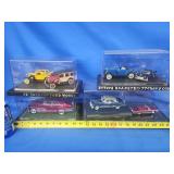 7 die cast models.  Seal in display boxes.   Pick