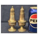 Empire Sterling weighted salt and pepper Shakers