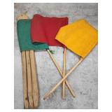 Military Tank Flag Signal set with original case.