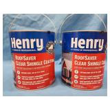 Henry  Roof saver Clear shingle Coating.   2
