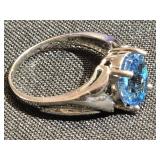 10K Gold Ring with Citrine stone look at