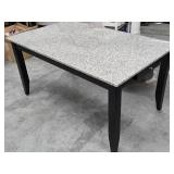 Marble top Kitchen Table  with drawer look at
