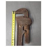 Ridge 48" Pipe wrench. Look at the photos for