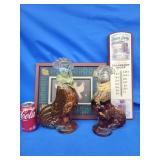 2 art vinger chili roosters, contemporary