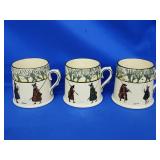 3 Royal Doulton Isaac Walton Ware. Circa 1920