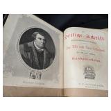 Leather Bound Martin Luther German Bible printed
