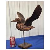 Wood Decoys Duck in flight look at pictures for