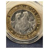 Grabd Casino Avoyelles "Two Horses"  .999 Fine