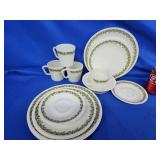 Corolla China 4 plates, 4 salad plates,  4 bowls,