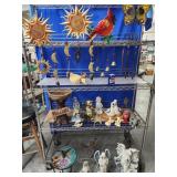 Think Spring lots wind chimes, cement ducks,